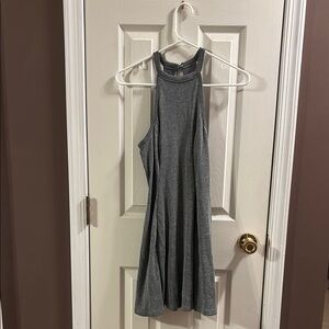 Gray Sleeveless Women's Dress